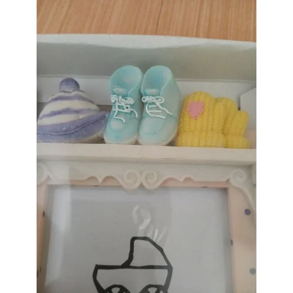 NEW Midwestern Home Products Cute Baby Picture Frame Newborn Holds 3.5x5 Picture - Picture 3 of 8